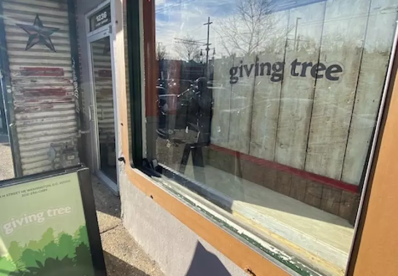 giving tree dc i71 store entrance