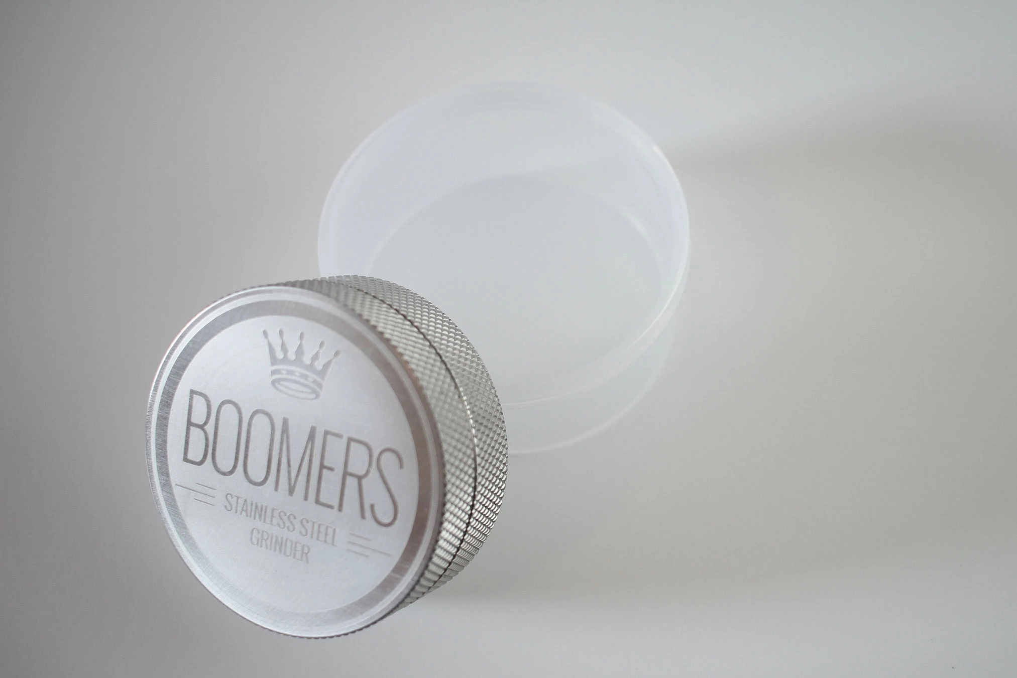 boomers stainless steel grinder