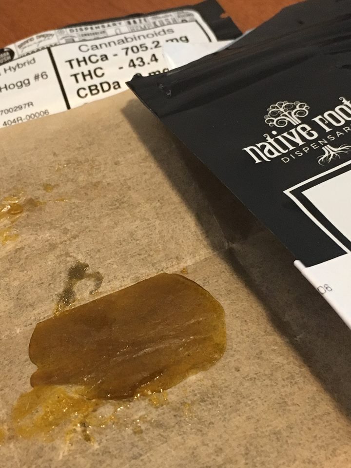 Native Roots Apothecary shatter close up