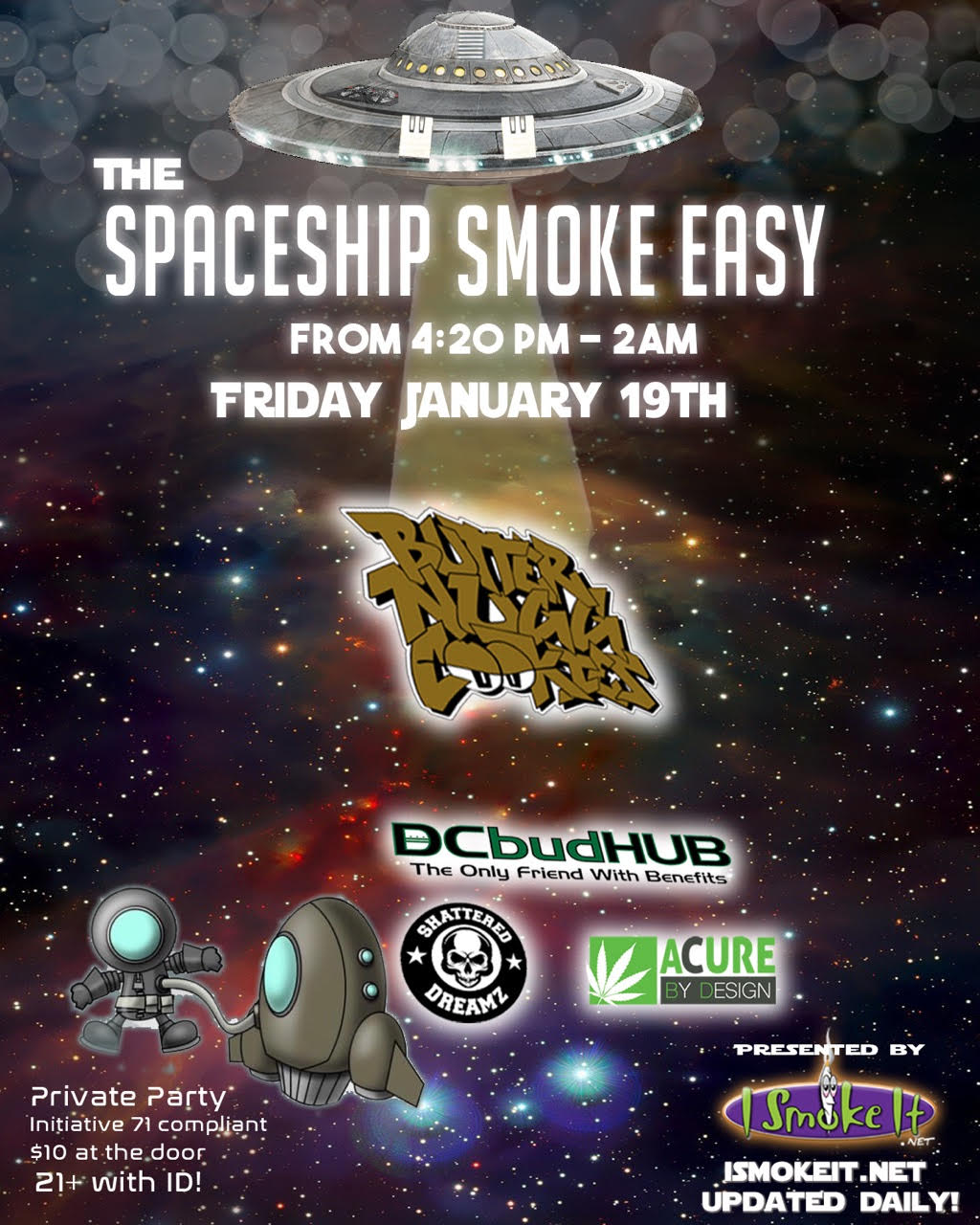 The Spaceship Smoke Easy poster