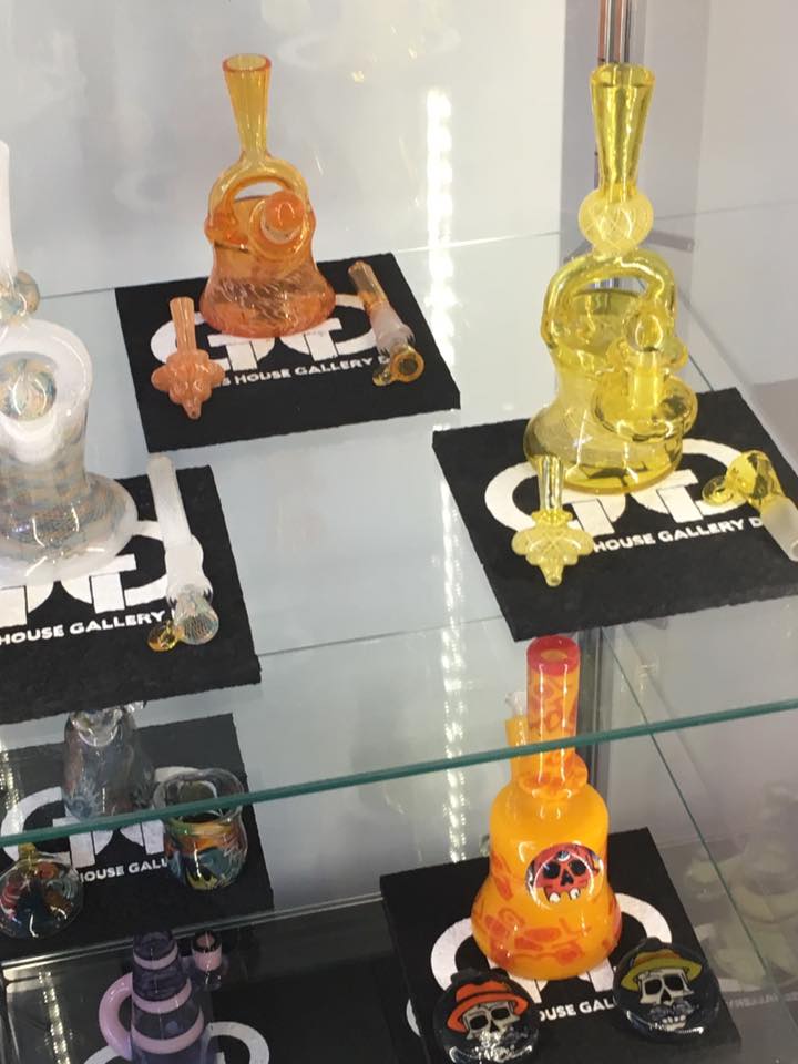 variety of bongs Glass House Gallery DC