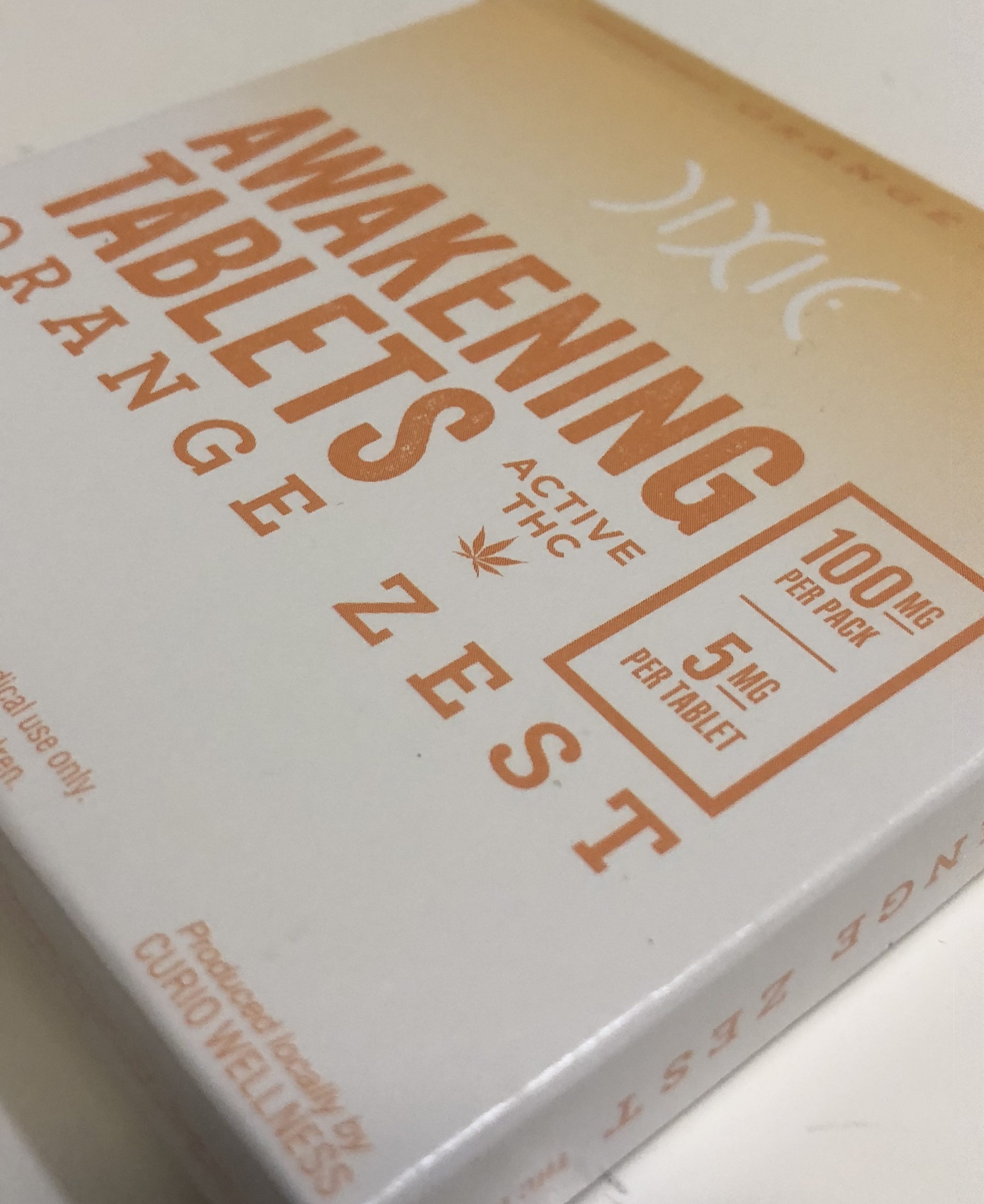 Dixie Awakening Orange Zest Tablets packaging