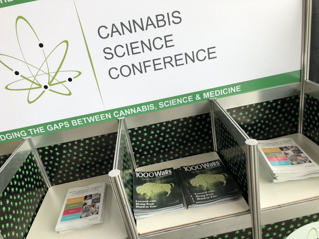 Cannabis Science Con East program table