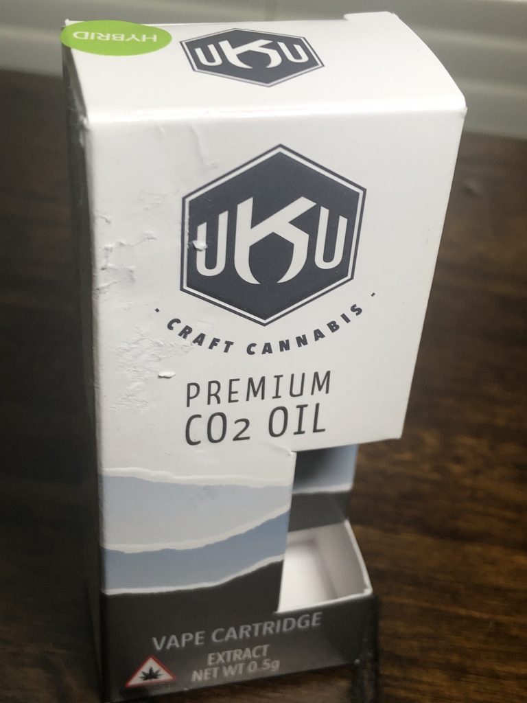 UKU CO2 oil vape cartridge package maryland medical weed
