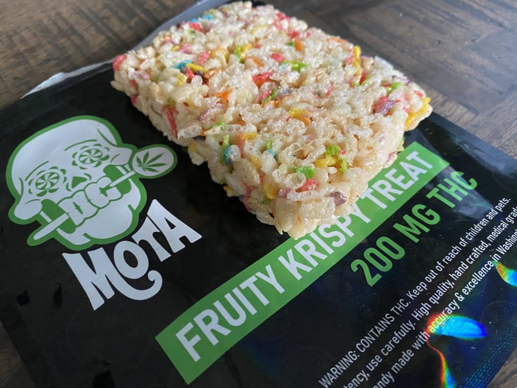 mota fruity krispy treat edibles photo
