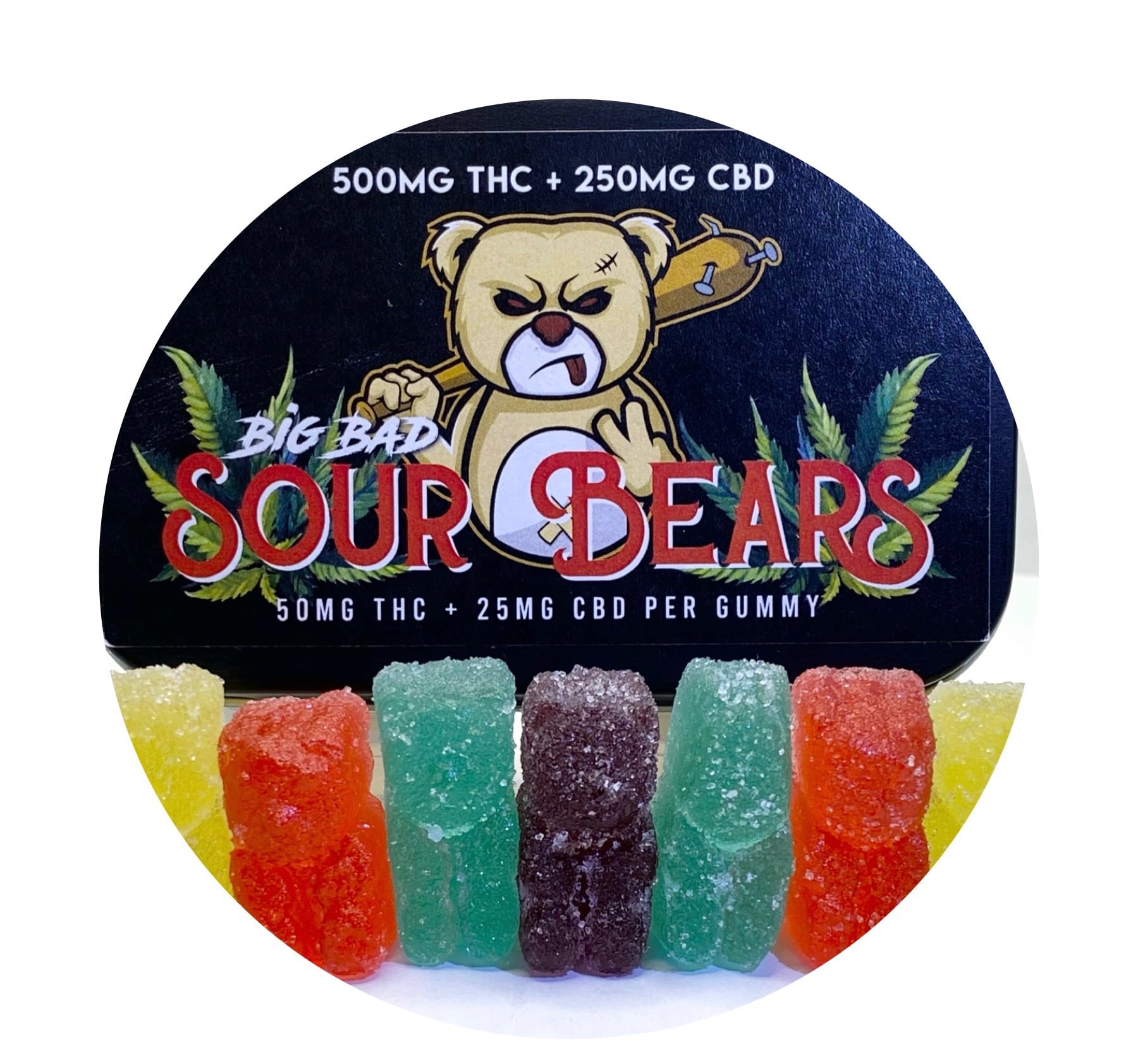 big bad sour bears cannabis jelly
