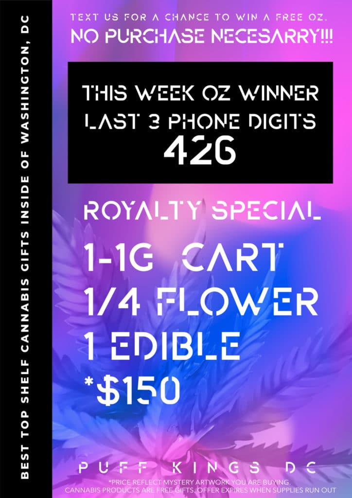puff kings royalty special flyer